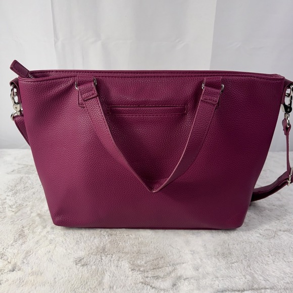 Thirty One Jewell City Chic Tote Bag Hot Pink - Picture 2 of 6